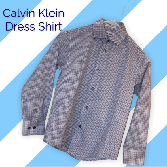 Calvin Klein Other - NWOT CALVIN KLEIN Boy's Blue Dress Shirt